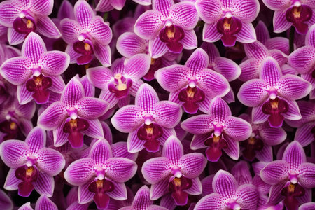 Flower blossom floral purple plant orchid flora petal pink nature blooming closeupの素材