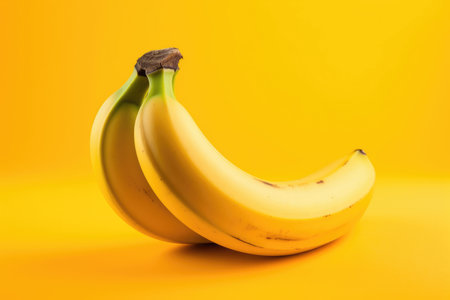 Fruit food freshness vitamin sweet bananas ripe yellow organic healthy fresh tropical vegetarianの素材