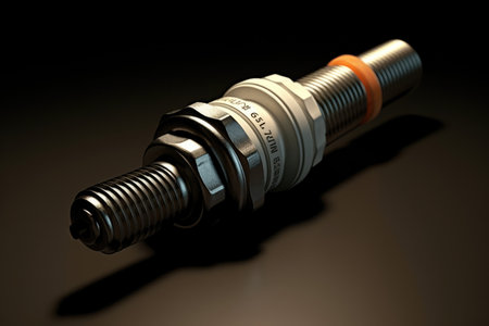 Car electricity plug motor transportation equipment engine part spark technology metal ignitionの素材