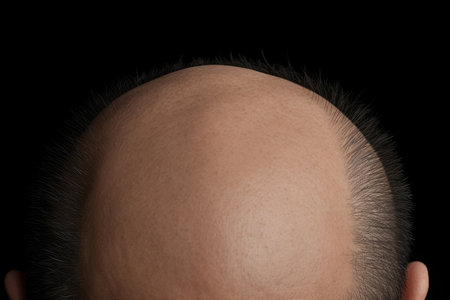 Adult loss health hair alopecia care bald head baldness skin treatmentの素材
