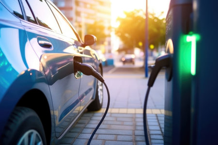 Vehicle energy electricity charger car transportation powerの素材