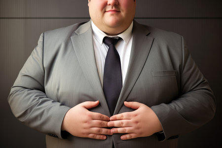 Worker person caucasian men businessman suit young white male business adultの素材