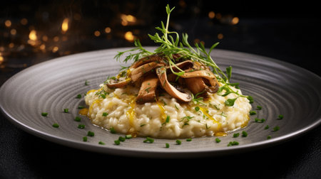 Cheese food dinner lunch meal plate dish cuisine risotto deliciousの素材