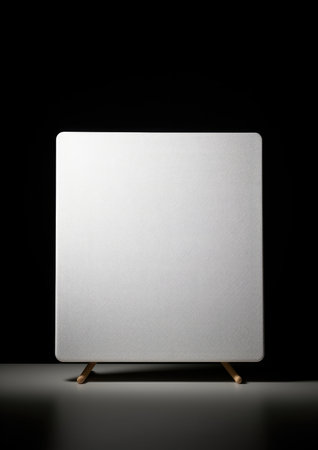 Textbook booklet white clean design background business paper board cover three-dimensional blank template emptyの素材