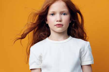 Person face girl pretty childhood little caucasian beauty female portrait cute child young kid