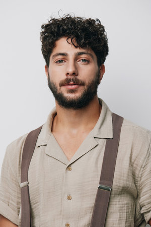 Young man background attractive portrait person adultの写真素材