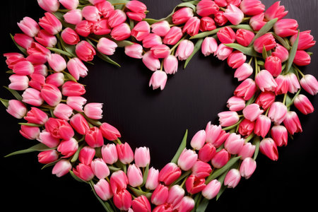 Bouquet valentine pink gift romantic day holiday flower spring love floral backgroundの素材