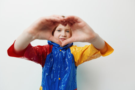 Children caucasian kid yellow girl young little person cute baby background portrait childhood lifestyleの写真素材