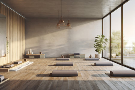 Furniture home architecture floor window modern house design interior room wallの素材