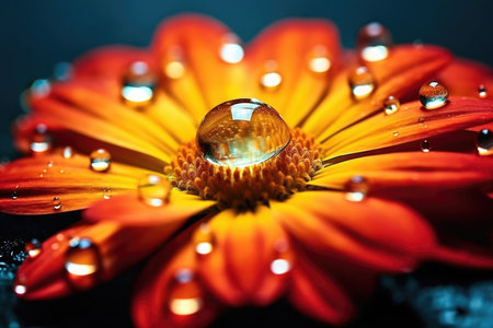 Macro bright flower nature plant background summer beauty flora closeup blossomの素材
