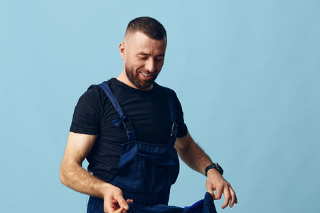 Background background portrait men men young happy isolated person beard face guyの写真素材