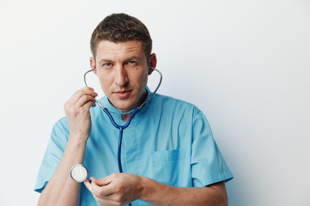 Men men surgeon doctor hospital person medicine background medic health professional careの写真素材