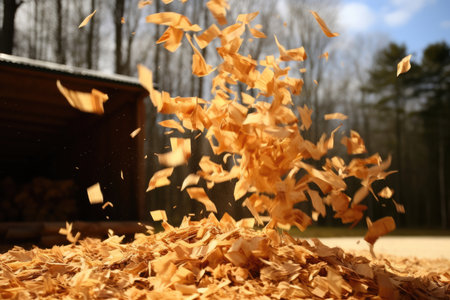 Background wood cut stack material wooden tree nature timber heap textureの素材