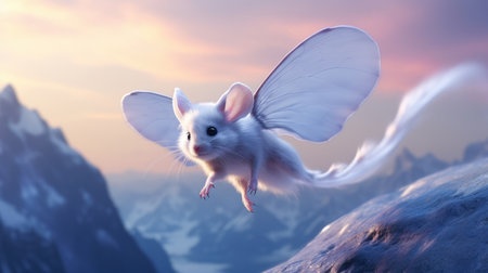 Small mouse nature wildlife rat white animals cute rodent background wild mammalの素材