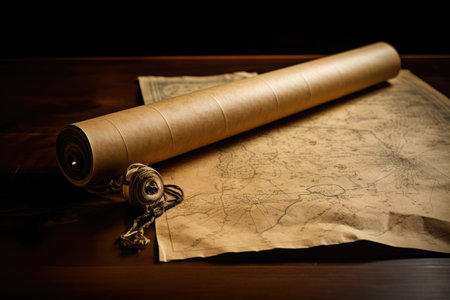 Ancient manuscript vintage background history old retro aged paper parchment antiquityの素材