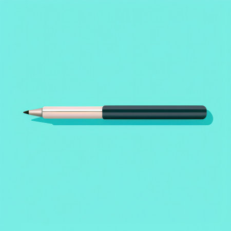 White Pen of Education: A Symbolic Tool for Business and Design in a Modern Officeの素材