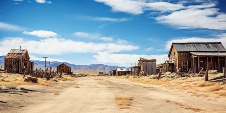 Desert Journey: A Historic Ghost Town Adventure in Bodie, Californiaの素材