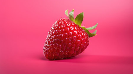 Juicy fresh red strawberry fruits food sweetの素材