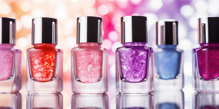 Colorful Glamour: Beauty in a Bottleの素材