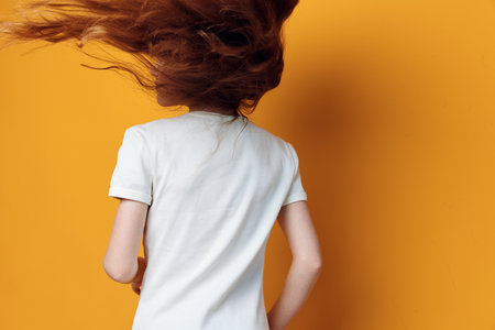 Young person attractive model fashionable caucasian casual adult style female women white beautyの写真素材