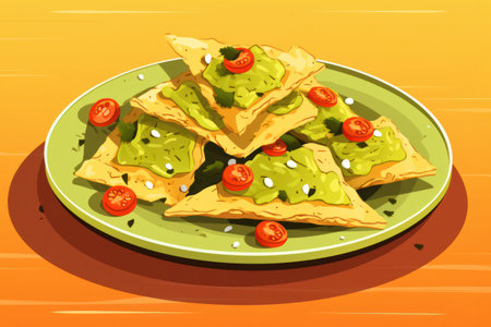 Delicious Homemade Snack: Golden Baked Cheese Patty on Wooden Plate with Fresh Green Saladの素材