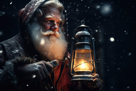 Man male holiday christmas person red winter xmas eve santa clausの素材