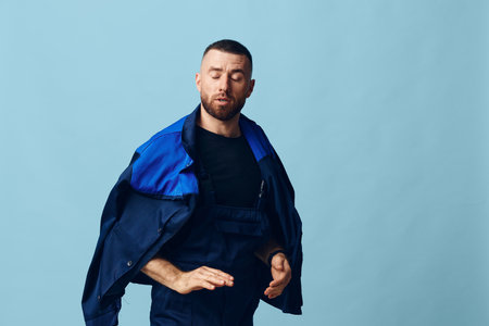 Beard style fashionable person caucasian portrait men background adult men young attractive guy face handsomeの写真素材