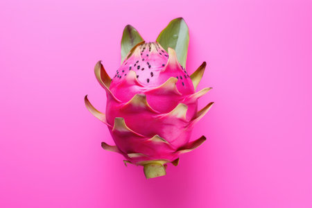 Green tropical background flower food plant pink fresh fruit red natureの素材