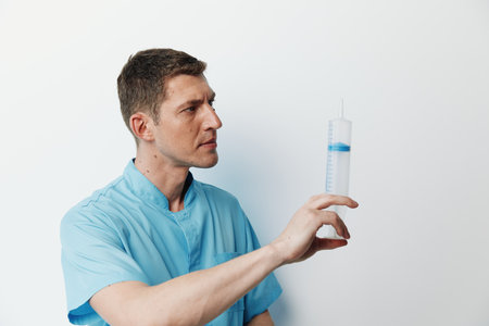 Man hygiene health background adult man care bottle clean caucasian treatment person youngの写真素材