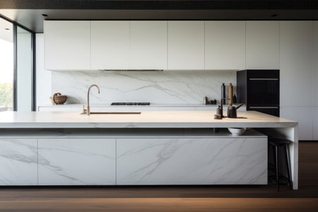 Modern Kitchen: A Contemporary Designers White Home Interiorの素材