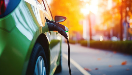 Electric Connection: A Green Energy Revolution on Urban Streetsの素材