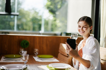 Woman lifestyle female person wine adult young beautyの写真素材