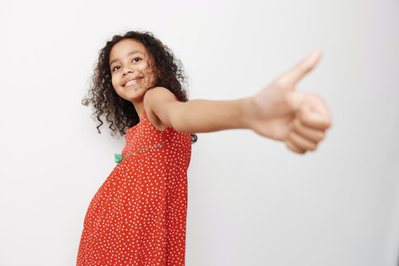 Happy woman cheerful background girl female girl expression beauty pretty background person young cuteの写真素材