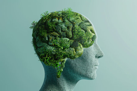 brain, nature, eco friendly, green, health, mind, sustainability, mental health, environment, creativity, growth, imagination, awareness, organic, wellness, innovation, consciousness, meditation, natの素材