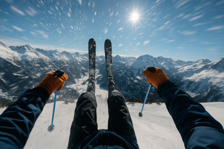 Epic Ski Jump â Extreme Winter Sports and Mountain Adventureの素材