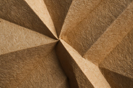 Close-up of the texture of a cardboard box. Abstract backgroundの素材