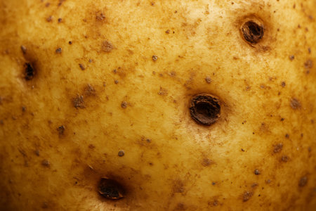 close up of a potato, can be used as a background.の素材