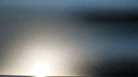 Close up of window glass with sunlight in the morning, stock photoの素材