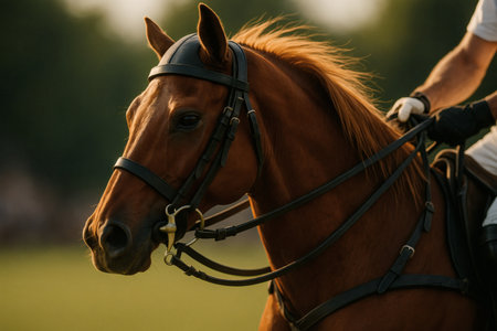 Focused Polo Horse â Elite Equestrian Sport, Power and Precisionの素材