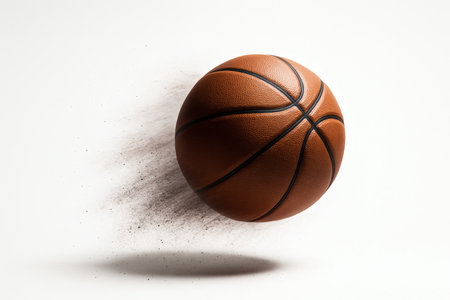 Basketball Passion Burst â Sport Energy, White Background, Modern Designの素材