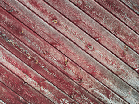 Wooden Planks with old Paint, background textureの写真素材