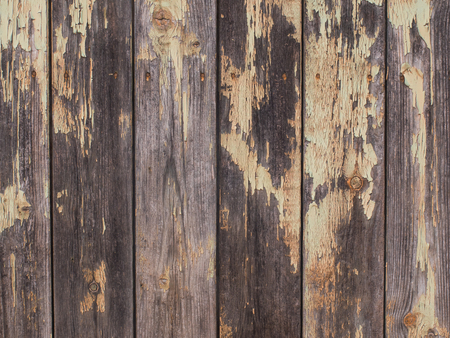 Old wooden planks with paint, texture for backgroundの写真素材