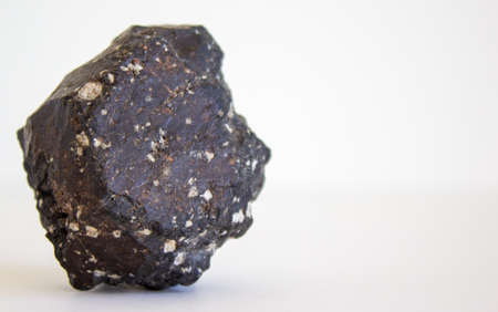 Volcanic rock isolated on beautiful white background.の写真素材