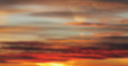 Beautiful seascape. Composition of nature. Sky, sunset and clouds.の写真素材