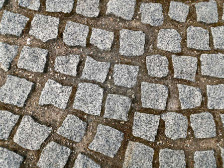 Stone road texture. Beautiful background. Web banner with a copy space.の写真素材