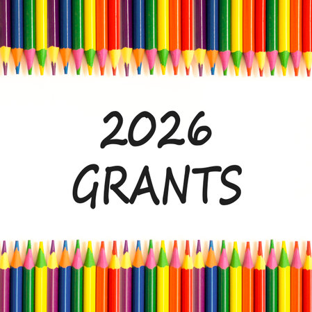 2026 Grants symbol. Concept words 2026 Grants on beautiful white paper. Beautiful white paper...