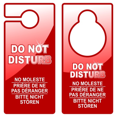 Two designs are labels for hotels のイラスト素材