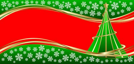 Template holiday card Merry Christmas and Happy New Yearのイラスト素材