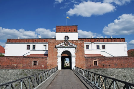 Medieval Dubno Castle, 1492. Ukraine.のeditorial素材