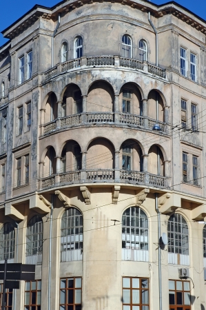 Old building in Lviv, Ukraineの写真素材